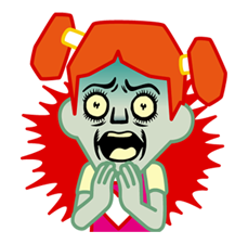 Go Go Head Girl sticker #3115