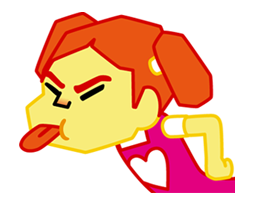 Go Go Head Girl sticker #3117