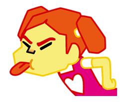 Go Go Head Girl sticker #3117