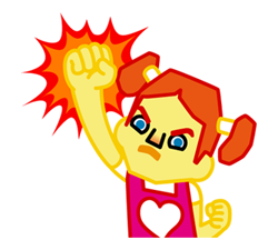 Go Go Head Girl sticker #3119