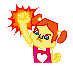 Go Go Head Girl sticker #3119