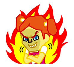 Go Go Head Girl sticker #3120