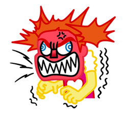 Go Go Head Girl sticker #3121