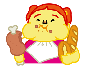 Go Go Head Girl sticker #3134