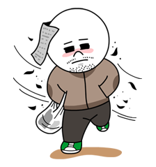 Moon’s Job Hunting Story sticker #7079