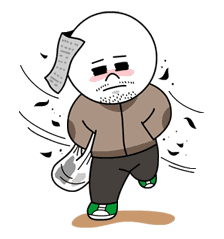 Moon’s Job Hunting Story sticker #7079