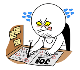 Moon’s Job Hunting Story sticker #7093