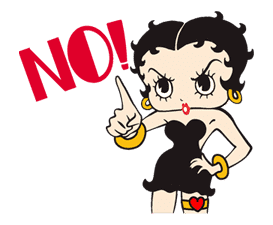 BETTY BOOP sticker #9516