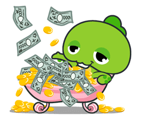 Gachapin & Mukku 2 sticker #11872