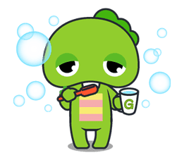 Gachapin & Mukku 2 sticker #11887