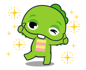 Gachapin & Mukku 2 sticker #11889