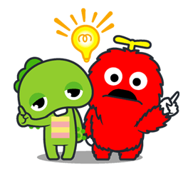 Gachapin & Mukku 2 sticker #11896