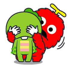 Gachapin & Mukku 2 sticker #11899