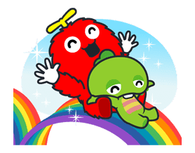 Gachapin & Mukku 2 sticker #11901