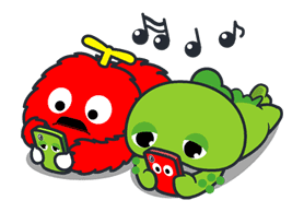 Gachapin & Mukku 2 sticker #11902