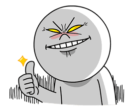 Moon: Mad Angry Edition by LINE sticker #5498