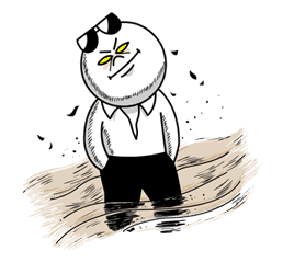 Moon: Mad Angry Edition by LINE sticker #5519