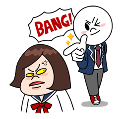 Moon: High School Memories sticker #5707