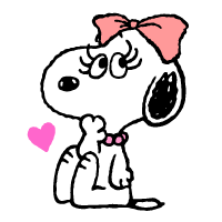 Snoopy sticker #1708