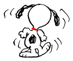 Snoopy sticker #1711
