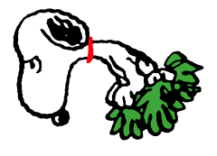 Snoopy sticker #1714