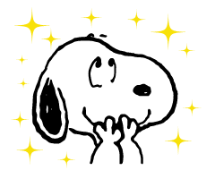 Snoopy sticker #1717