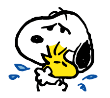 Snoopy sticker #1718