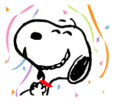 Snoopy sticker #1720