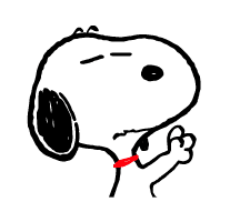 Snoopy sticker #1721