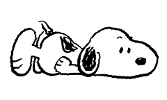 Snoopy sticker #1726