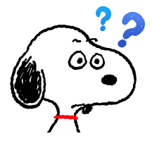 Snoopy sticker #1731