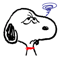 Snoopy sticker #1735