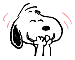 Snoopy sticker #1737