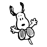 Snoopy sticker #1739