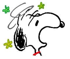 Snoopy sticker #1741