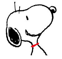 Snoopy sticker #1743