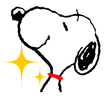 Snoopy sticker #1745