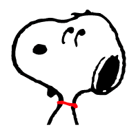 Snoopy sticker #1746