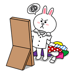 Cony's Happy Work Life sticker #4444