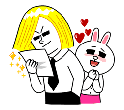 Cony's Happy Work Life sticker #4447