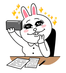 Cony's Happy Work Life sticker #4450