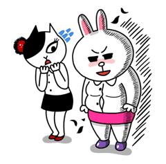 Cony's Happy Work Life sticker #4451