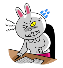 Cony's Happy Work Life sticker #4454