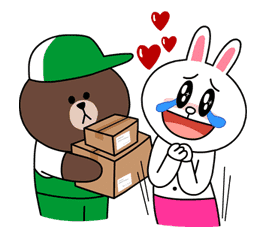 Cony's Happy Work Life sticker #4456