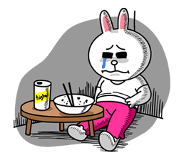 Cony's Happy Work Life sticker #4468