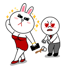 Cony's Happy Work Life sticker #4477