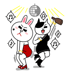 Cony's Happy Work Life sticker #4478