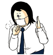 Misawa of Hell (Shazaihen Series) sticker #1804