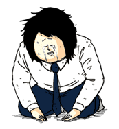 Misawa of Hell (Shazaihen Series) sticker #1825