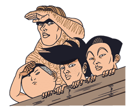 Ike! Inachu Takkyu-bu sticker #7671